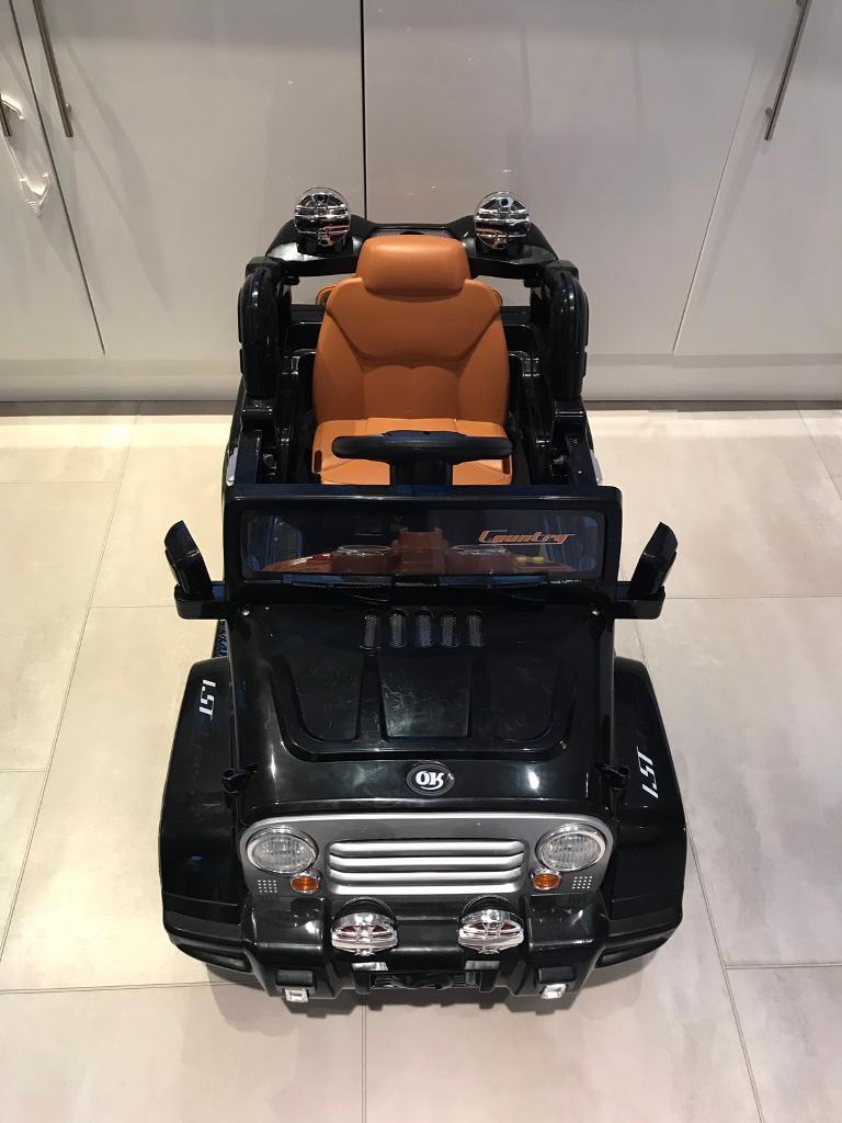 black jeep 6v electric ride on